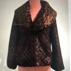 Faux fur jacket